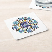 Mosaik Marocain! Zellige Marocain Rechteckiger Pappuntersetzer (angewinkelt)