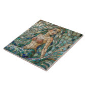 Mosaik Meerjungfrau Fliese (Seite)