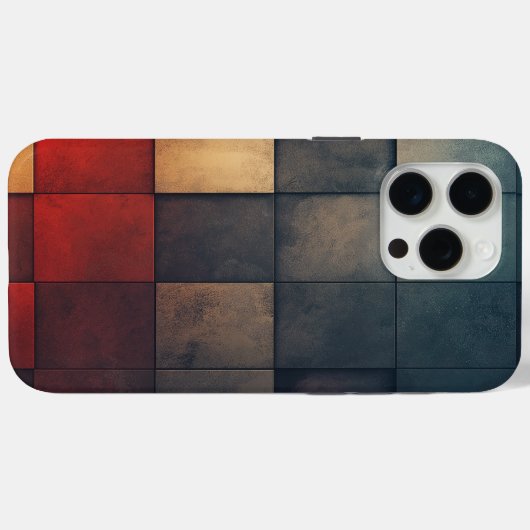 🎨 Mosaik mit Farbnuancen🔲 Case-Mate iPhone Hülle (Rückseite (Horizontal))