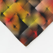 Mosaik mit Mischung aus roten und geschnitzten Far Fleecedecke (Ecke)