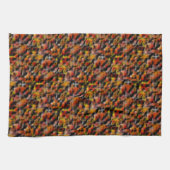 Mosaik mit Mischung aus roten und geschnitzten Far Geschirrtuch (Horizontal)