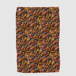 Mosaik mit Mischung aus roten und geschnitzten Far Golfhandtuch