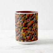 Mosaik mit Mischung aus roten und geschnitzten Far Tasse (Zentrum)