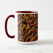 Mosaik mit Mischung aus roten und geschnitzten Far Tasse (Links)