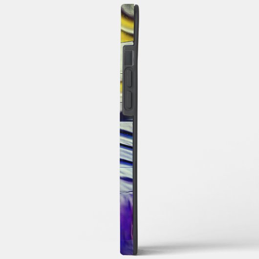 Mosaik mit rosa gelber Textur und weichem Schnitzw Case-Mate iPhone Hülle (Rückseite / Links)