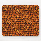Mosaik mit tiefroten bis orangefarbenen Flecken Mousepad (Vorne)
