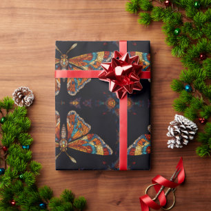 Mosaik Moth Butterfly Geschenkpapier