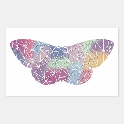 Mosaik Moth Sticker (Vorderseite)