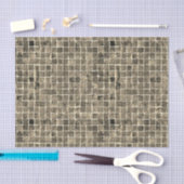 Mosaik Muster Golden Beige Texture DIY Loft Dekora Seidenpapier (Handwerk)