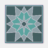 Mosaik-Mustermagnet Magnet (Vorne)