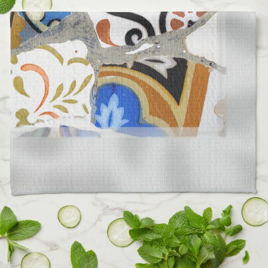 Mosaik-nahes hohes Barcelonas Gaudi Handtuch (Gefaltet)