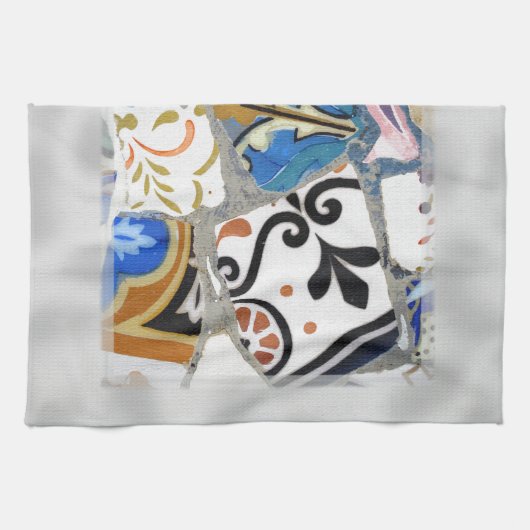 Mosaik-nahes hohes Barcelonas Gaudi Handtuch (Horizontal)