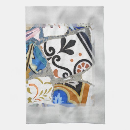 Mosaik-nahes hohes Barcelonas Gaudi Handtuch (Vertikal)