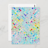 Mosaik neu erstellt postkarte (Vorne/Hinten)