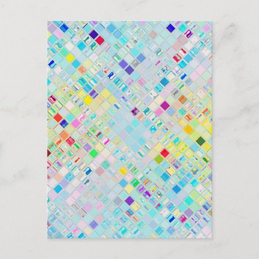 Mosaik neu erstellt postkarte (Vorderseite)