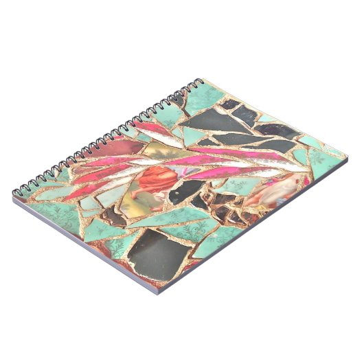 Mosaik-Notizbuch Notizblock (Linke Seite)