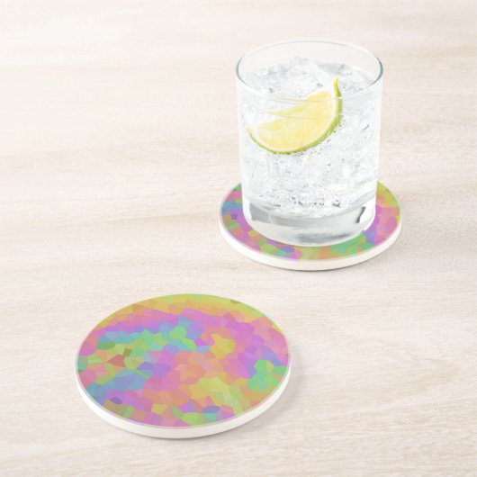 Mosaik Oil Slick Getränkeuntersetzer (Seite)