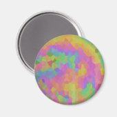 Mosaik Oil Slick Magnet (Vorderseite/Rückseite)
