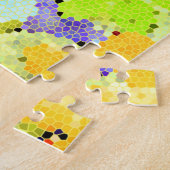 Mosaik Orchideen Wasserfarbe, Puzzle (Seite)
