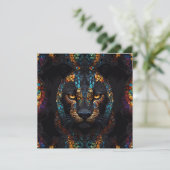 Mosaik Panther Art (Stehend Vorderseite)