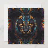 Mosaik Panther Art (Vorderseite)