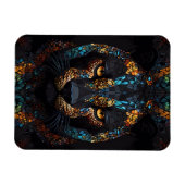 Mosaik Panther Art Magnet (Horizontal)