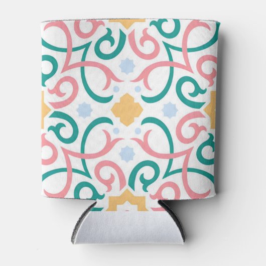 Mosaik/Pastellfarben/Frühling Dosenkühler (Vorderseite)