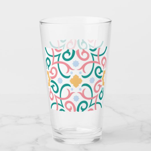 Mosaik/Pastellfarben/Frühling Glas (Vorderseite)