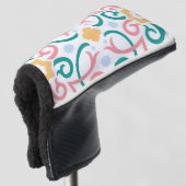 Mosaik/Pastellfarben/Frühling Golf Headcover (3/4 Vorderseite)