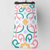 Mosaik/Pastellfarben/Frühling Golf Headcover (Rotieren 90)