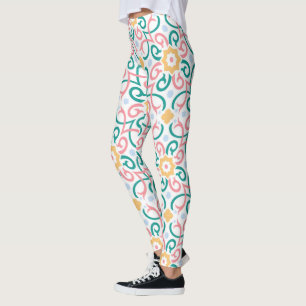 Mosaik/Pastellfarben/Frühling Leggings