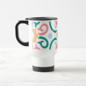 Mosaik/Pastellfarben/Frühling Reisebecher (Links)