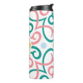 Mosaik/Pastellfarben/Frühling Thermosbecher (Nach links gedreht)