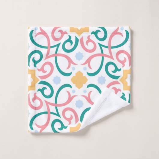Mosaik/Pastellfarben/Frühling Waschlappen (Waschlappen)