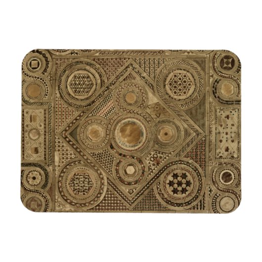 Mosaik Pflaster vor dem Altar, Platte A von "Wir Magnet (Horizontal)