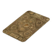 Mosaik Pflaster vor dem Altar, Platte A von "Wir Magnet (Linke Seite)