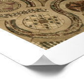 Mosaik Pflaster vor dem Altar, Platte A von "Wir Poster (Ecke)