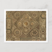 Mosaik Pflaster vor dem Altar, Platte A von "Wir Postkarte (Vorderseite)