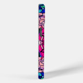 Mosaik Pink Mandala Floral Psychedelic Retro Case-Mate iPhone Hülle (Rückseite / Rechts)