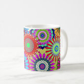Mosaik Pinwheels Kaffeetasse (VorderseiteRechts)