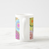 Mosaik Pinwheels Porzellantasse (Rückseite)