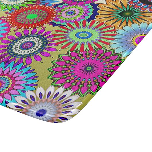 Mosaik Pinwheels Schneidebrett (Ecke)