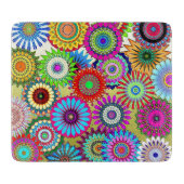 Mosaik Pinwheels Schneidebrett (Vorderseite)