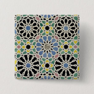 Mosaik-Plasterung im Alhambra, 'vom Araber Button