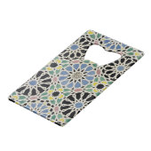 Mosaik-Plasterung im Alhambra, 'vom Araber Geldbeutel Flaschenöffner (Rückseite Schrägansicht)