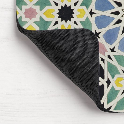 Mosaik-Plasterung im Alhambra, 'vom Araber Mousepad (Ecke)
