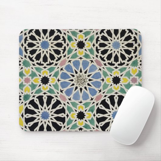 Mosaik-Plasterung im Alhambra, 'vom Araber Mousepad (Mit Mouse)