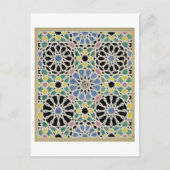 Mosaik-Plasterung im Alhambra, 'vom Araber Postkarte (Vorderseite)