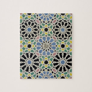Mosaik-Plasterung im Alhambra, 'vom Araber Puzzle