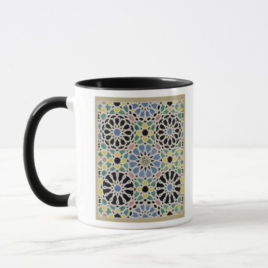 Mosaik-Plasterung im Alhambra, 'vom Araber Tasse (Links)